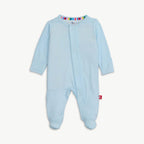 Magnetic Blue Dot Footie - Little Jill & Co.