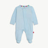 Magnetic Blue Dot Footie - Little Jill & Co.