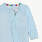 Magnetic Blue Dot Footie - Little Jill & Co.