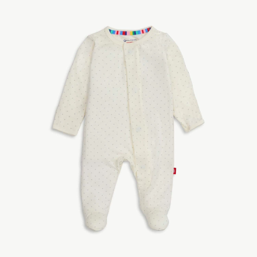 Magnetic Cream Dot Footie