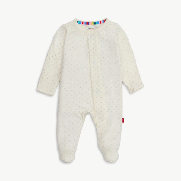 Magnetic Cream Dot Footie