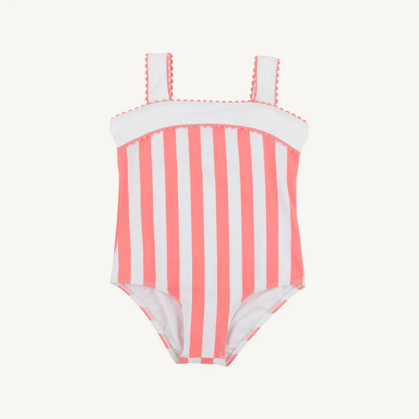 Shannon Bow Bathing Suit Caicos Cabana Stripe - Little Jill & Co.