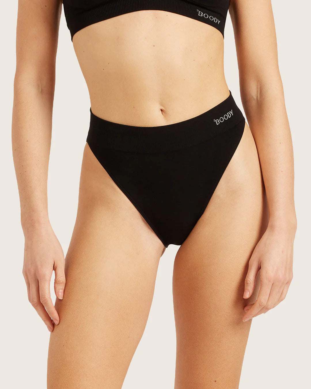 Black High Cut Full Brief