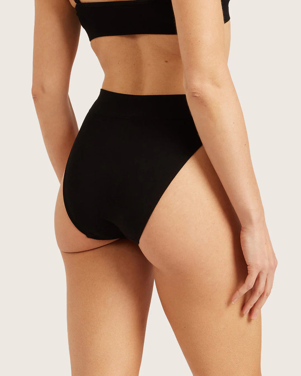 Black High Cut Full Brief