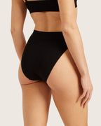 Black High Cut Full Brief