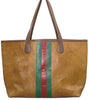 Hyde Stripe Tote in Tan