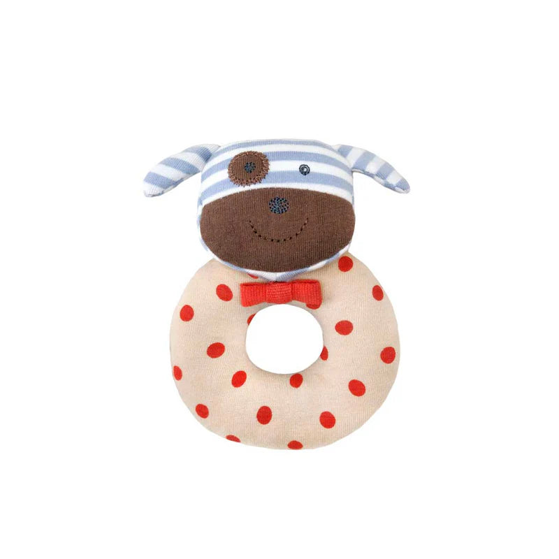 Boxer the Dog - Teething Rattle - Little Jill & Co.