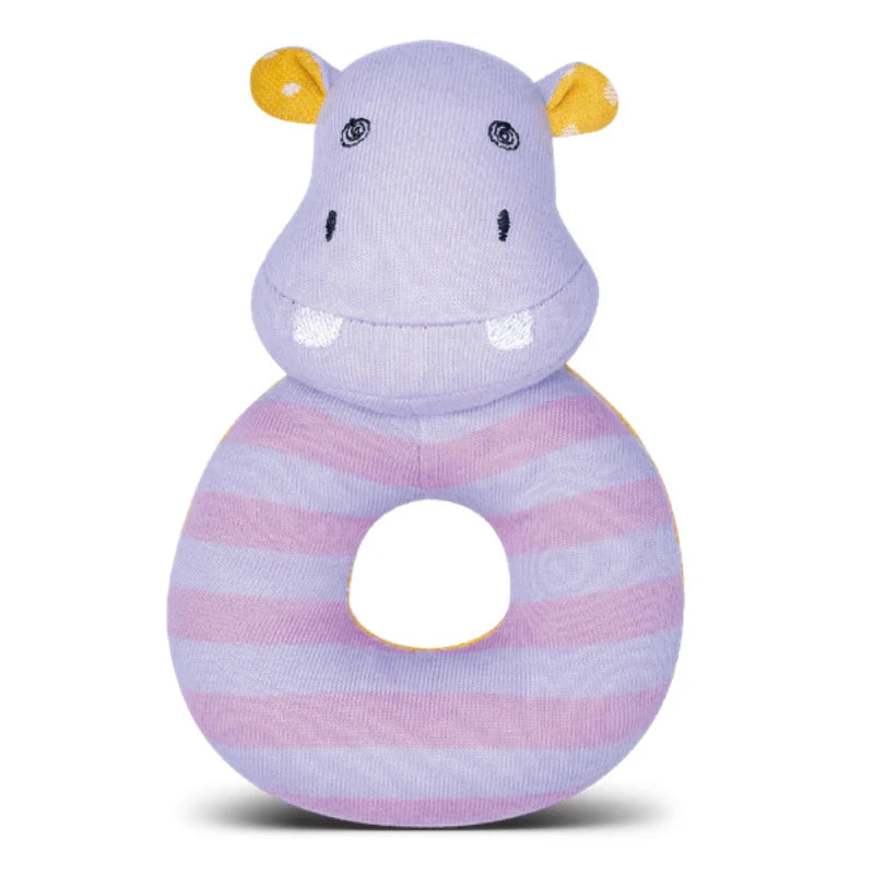 Coco Hippo - Teething Rattle - Little Jill & Co.