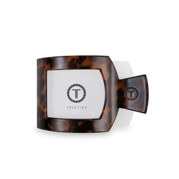 Tortoise Flat Sq Clip Med - Little Jill & Co.