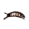 Tortoise Small Flat Round Hair Clip