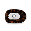 Tortoise Small Flat Round Hair Clip