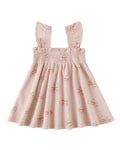 SMOCKED JERSEY DRESS CAROUSEL