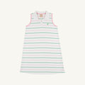 Sleeveless Maude's  Polo Dress Tradd Stripe
