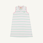 Sleeveless Maude's  Polo Dress Tradd Stripe