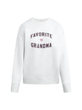 Favorite Grandma Sweatshirt - White