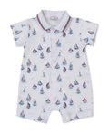 Red, White, & Blue Regatta Short Playsuit