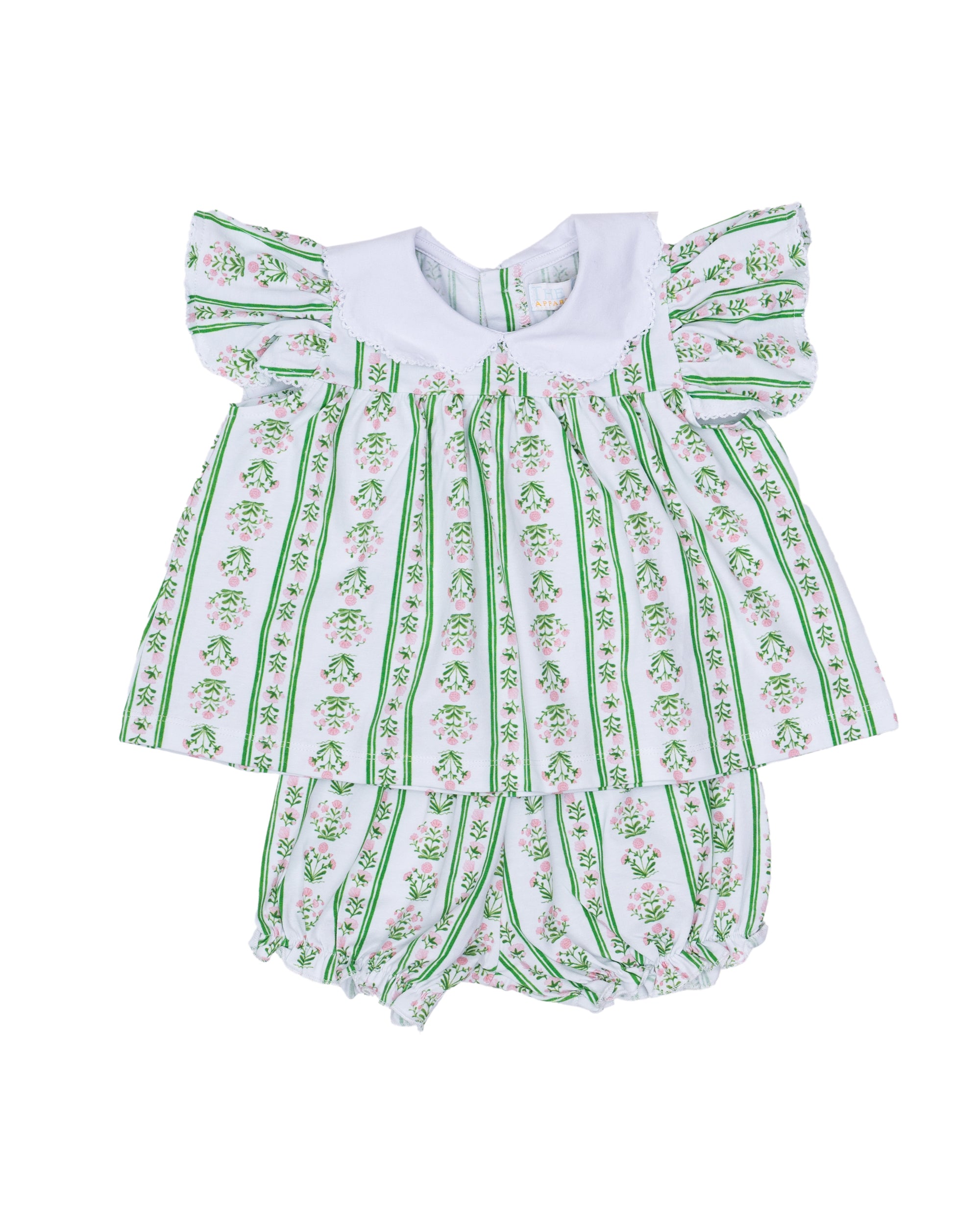 Ava Blush and Bloom Bloomers Set