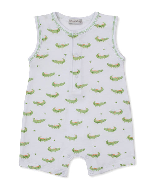 Alligator Short Playsuit - Little Jill & Co.