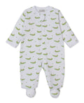 Alligator Footie Zip - Little Jill & Co.