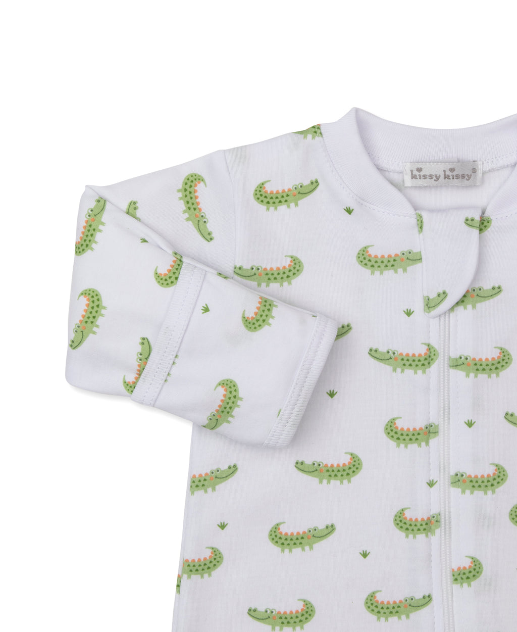 Alligator Footie Zip - Little Jill & Co.