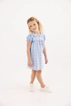 Holly Day Dress- First Day Flowers