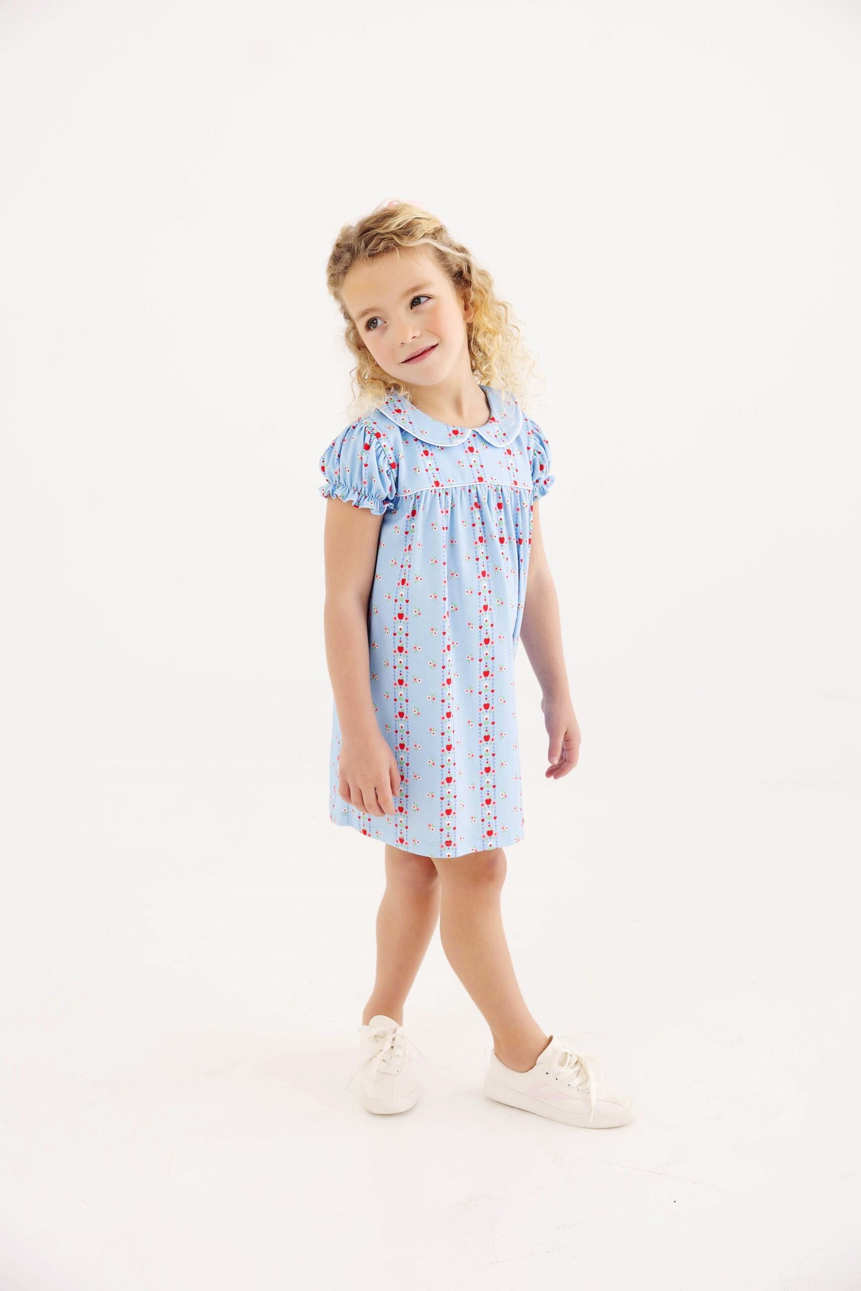 Holly Day Dress- First Day Flowers