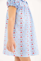 Holly Day Dress- First Day Flowers