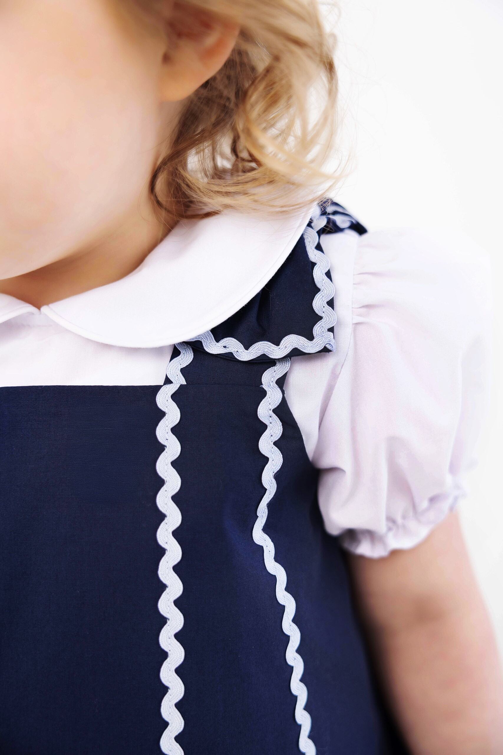 Donna Dress- Nantucket Navy