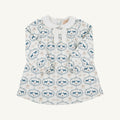 Horse Bits and Bows/Worth Ave White LS Banks Bow Dress