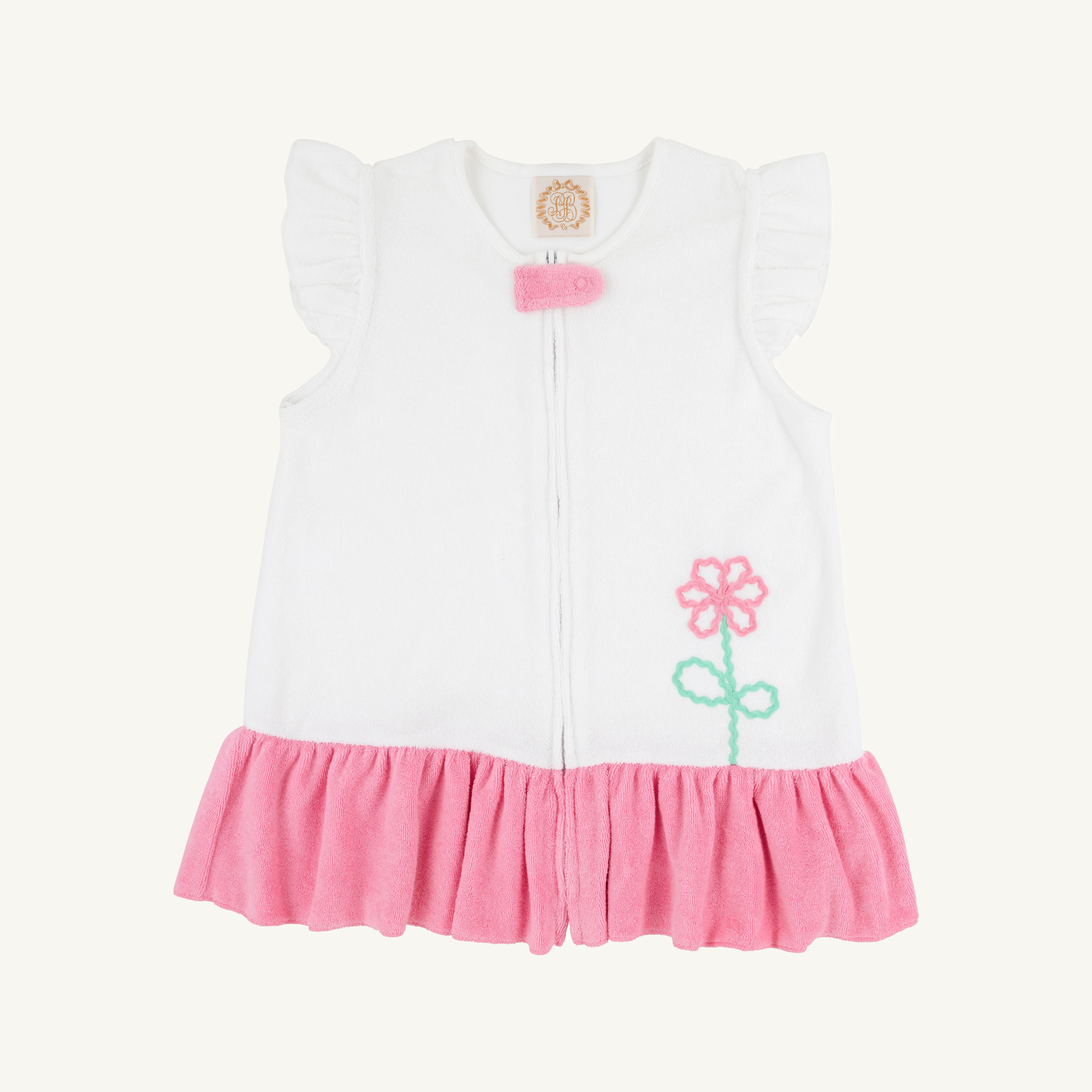 Worth Ave White Camille Cover-up - Little Jill & Co.