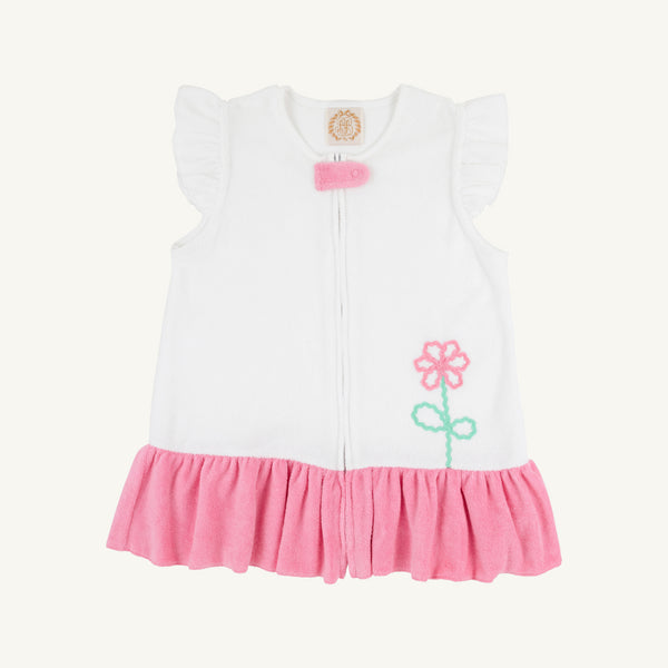 Worth Ave White Camille Cover-up - Little Jill & Co.