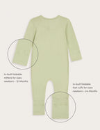 Baby LS Romper Sage
