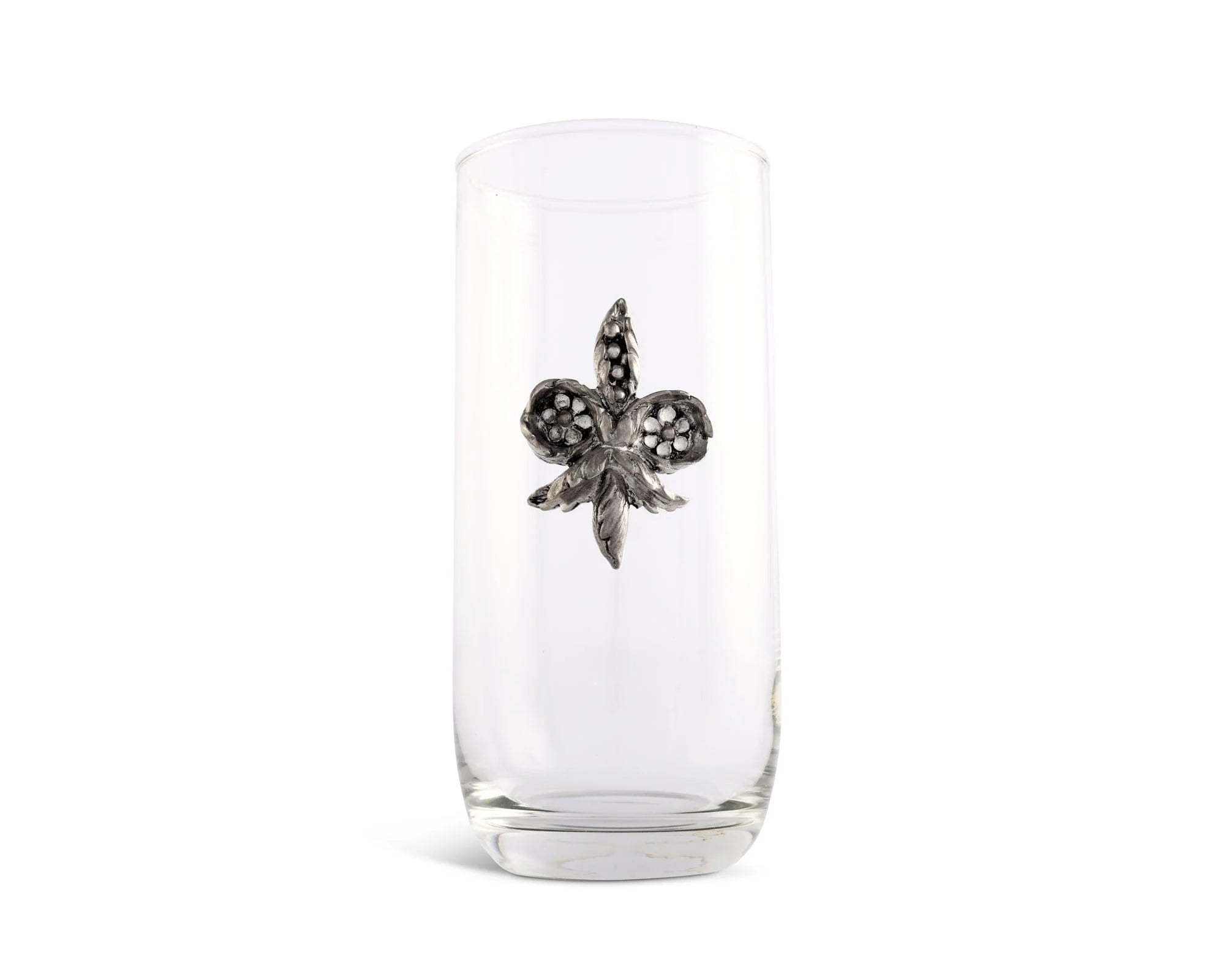 Fleur De Lis Ice Tea Glass