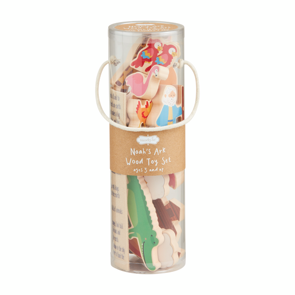 Wood Noah's Ark Toy Set