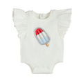 Pop Ruffled Baby Body Suit