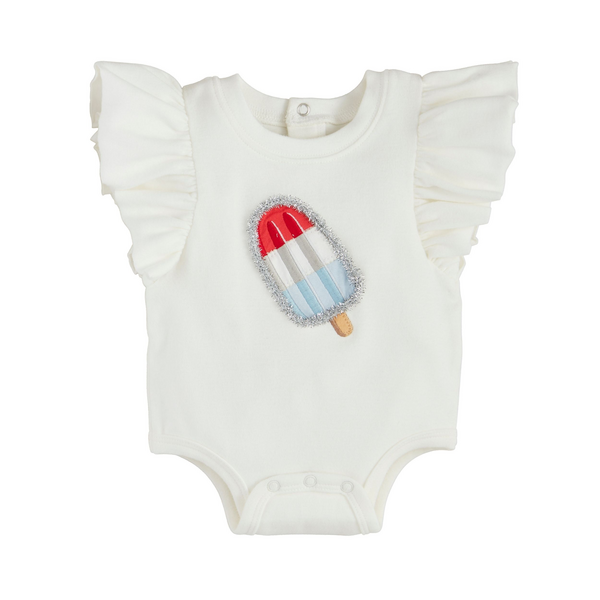 Pop Ruffled Baby Body Suit