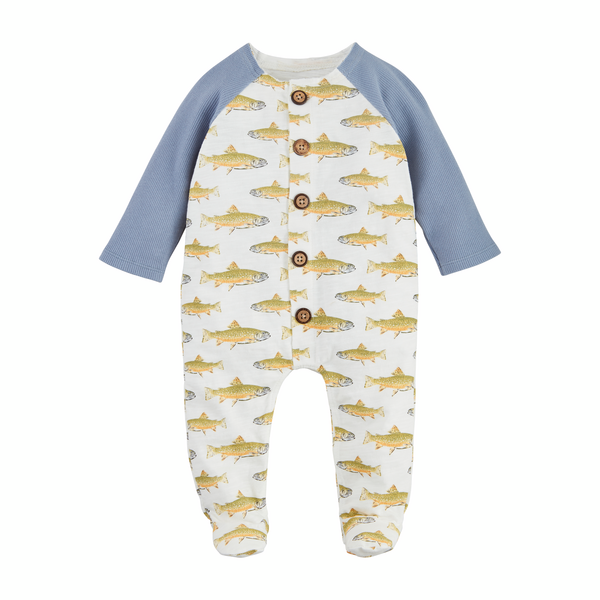 Fish Button Sleeper