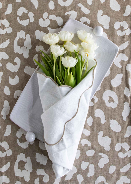Bead Handle Platter - Little Jill & Co.